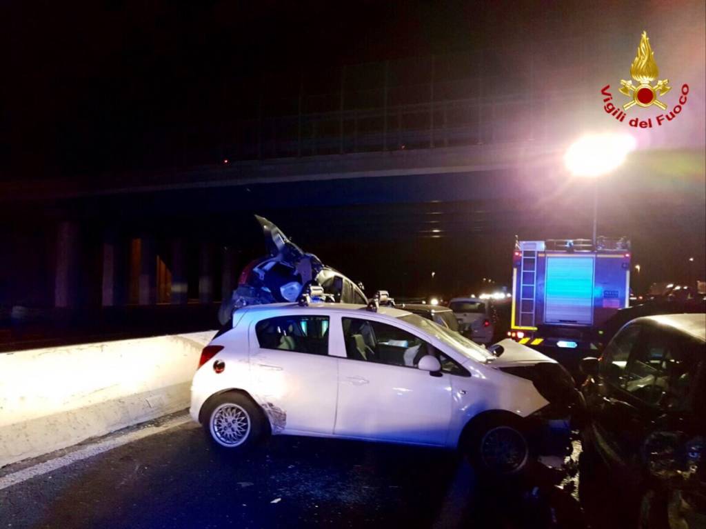 incidente A8 18 gennaio 2017