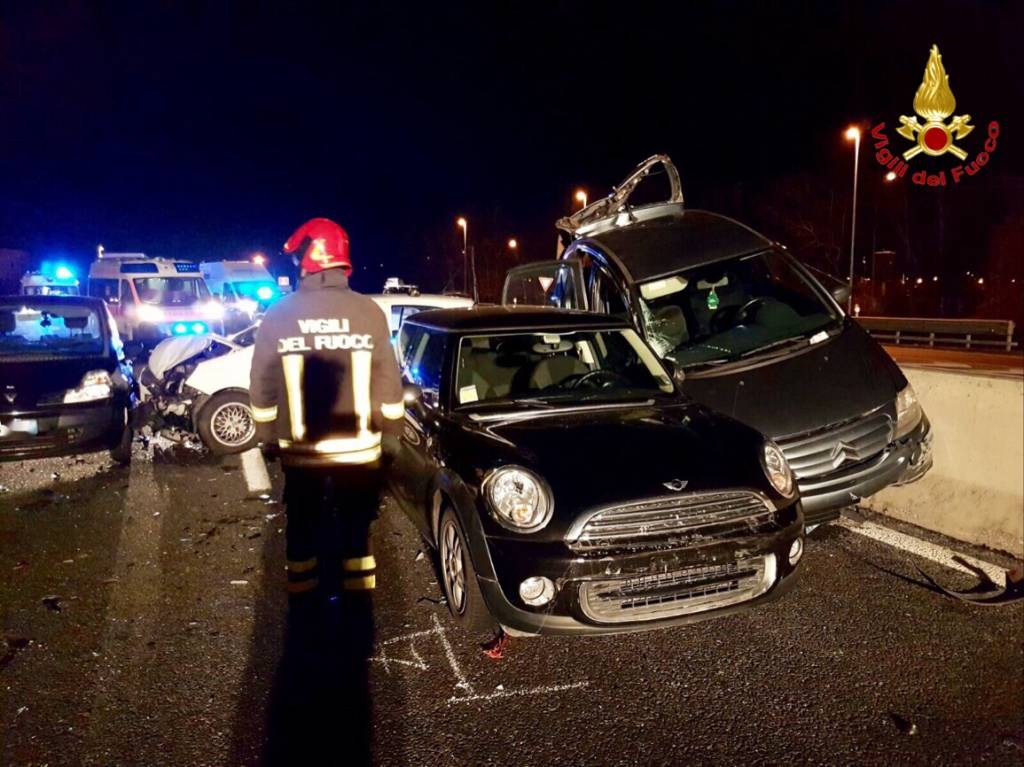 incidente A8 18 gennaio 2017