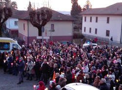 La Fiaccolata per l'Ospedale di Angera