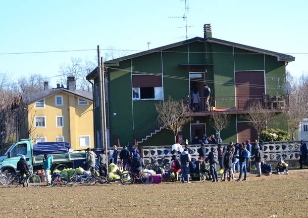 Lo sgombero dei profughi di Samarate