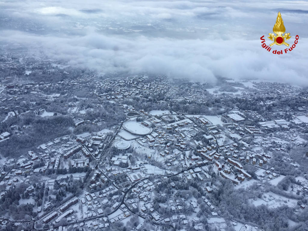 neve 2017 foto dall'alto