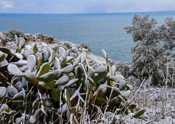 La neve sul sud Italia