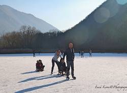 Sul lago ghiacciato