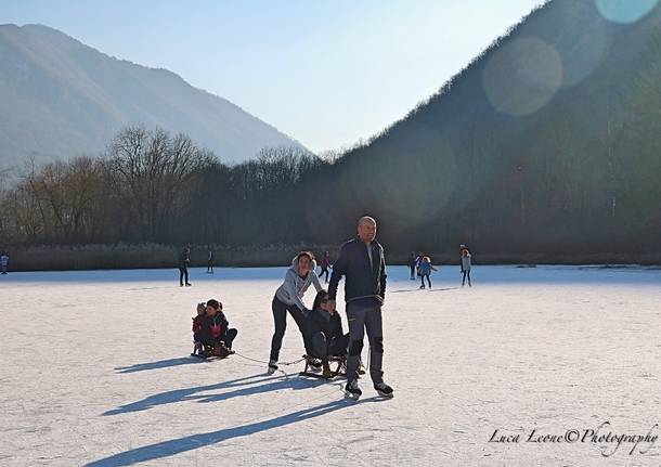 Sul lago ghiacciato