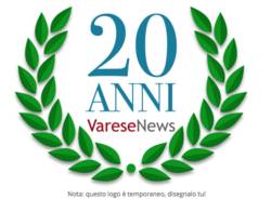 20 anni, logo provvisorio
