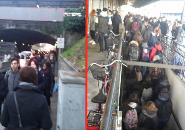 pendolari lavori stazione