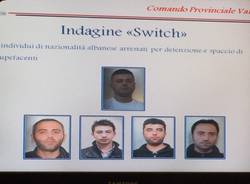 carabinieri, operazione switch pendolari della cocaina 