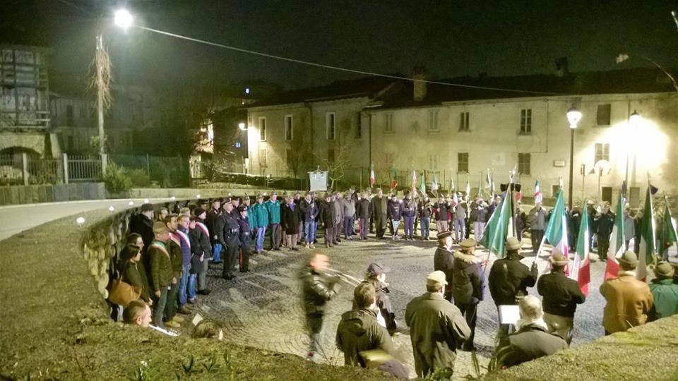 Sindaci e alpini commemorano il Giorno del Ricordo