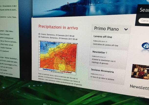 Nel quartier generale di Luino Meteo