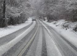 Neve sulle strade dell\'Alto Varesotto