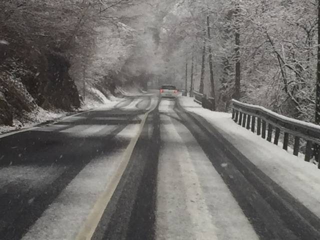Neve sulle strade dell\'Alto Varesotto
