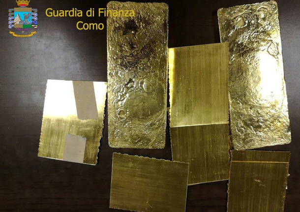 Contrabbando d’oro tra Italia e Svizzera