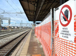 I lavori nella stazione FS di Busto Arsizio