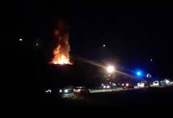Incendio in una villetta a Vedano