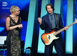 Keanu Reeves bassista a Sanremo