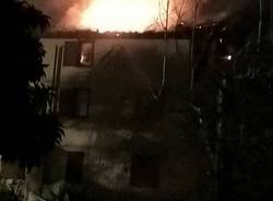 Legnano - Incendio 16 febbraio 2017