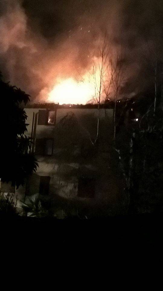 Legnano - Incendio 16 febbraio 2017