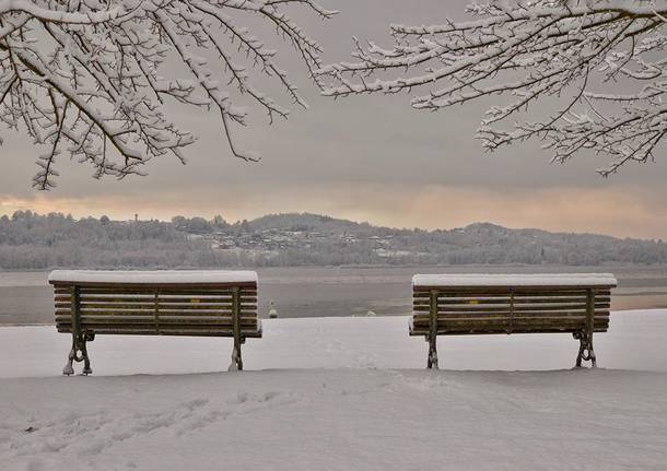 Neve alla Schiranna (foto di Federico Croci)