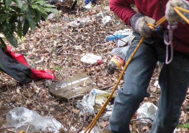 pulizia acrobatica legambiente