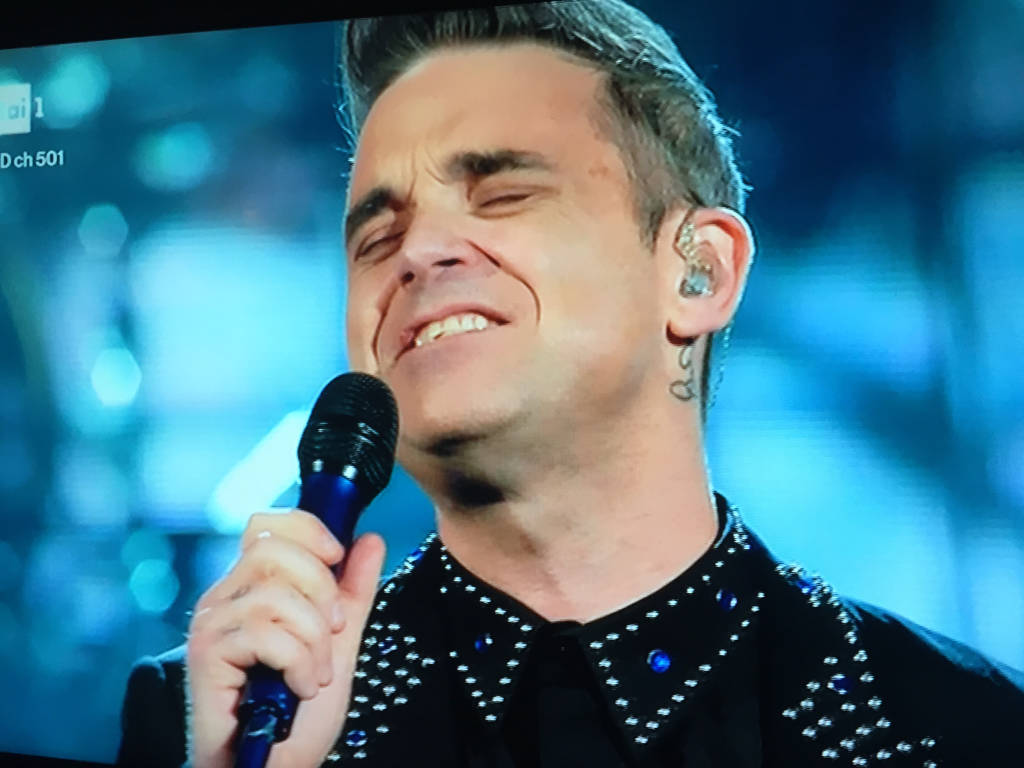 Robbie Williams a Sanremo 2017