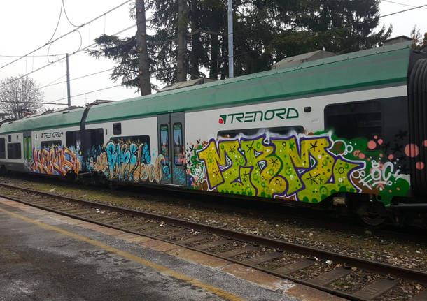 Treni presi di mira dai writers