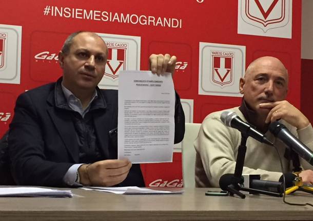 Varese Calcio, Ciavarrella e Rosa rispondono a Basile e Taddeo