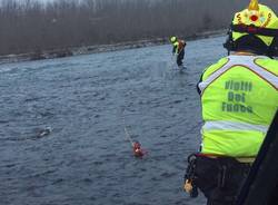 Vigili del Fuoco: recupero di una persona in acqua 