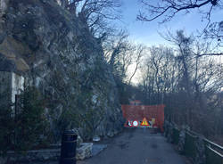Al sacro Monte via del Ceppo ancora chiusa per frana