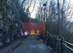 Al sacro Monte via del Ceppo ancora chiusa per frana
