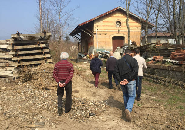 Bisuschio - Sopralluogo Rfi alla stazione