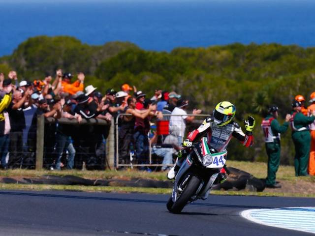 Roberto Rolfo e il Team Vagam MV Agusta