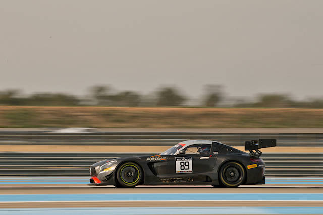 Raffaele Marciello, test con la Mercedes GT