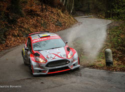 Rally dei Laghi 2017 - Il passaggio sulla \"Alpe-Valganna\"