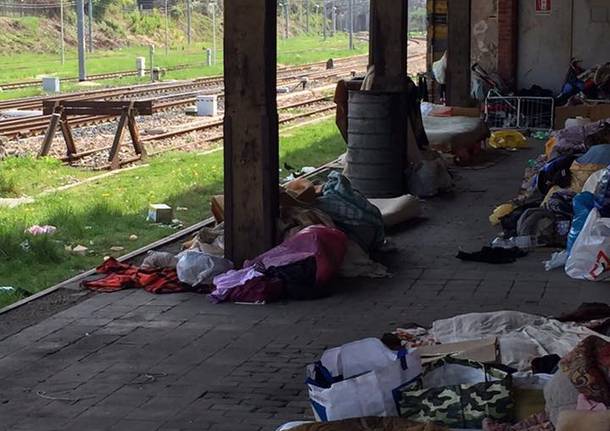 Degrado in stazione a Varese