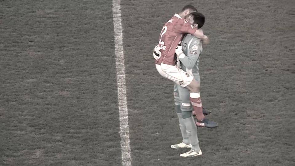 Francesco Russo e la gioia del Lugano