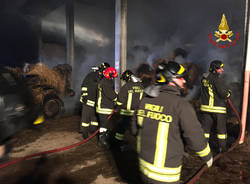 incendio azienda agricola induno olona