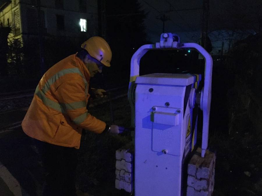 Incidente sbarra passaggio a livello Gazzada