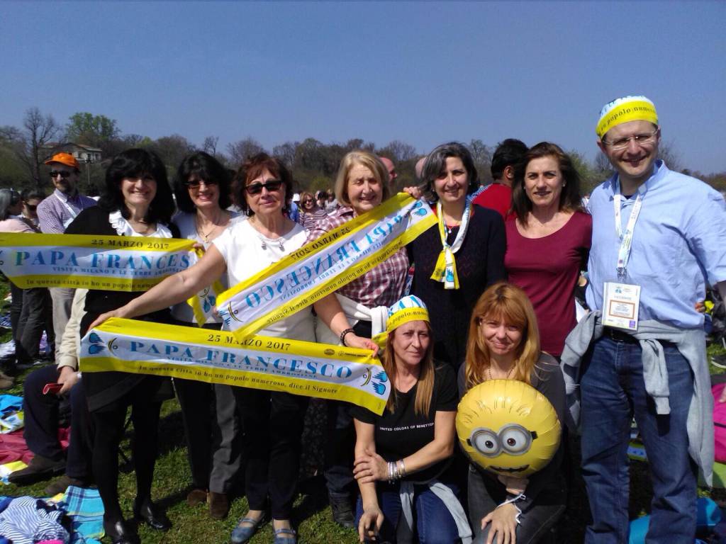 La comunità "Don Gnocchi" di Giubiano dal Papa a San Siro