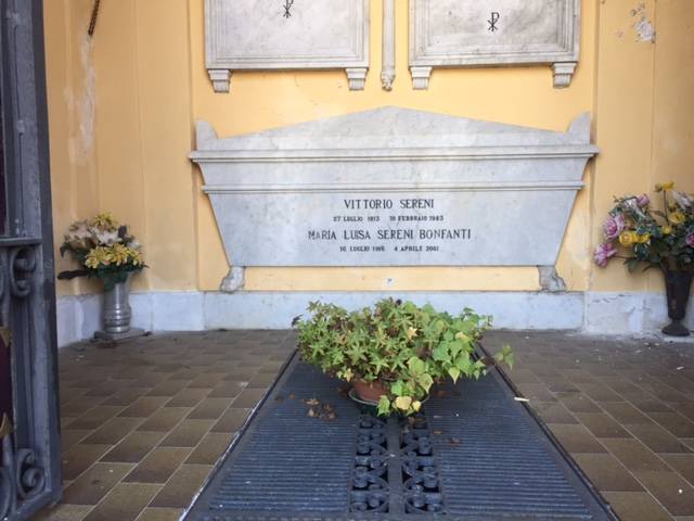 La tomba di Vittorio Sereni