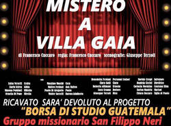 locandina spettacolo mistero a villa gaia