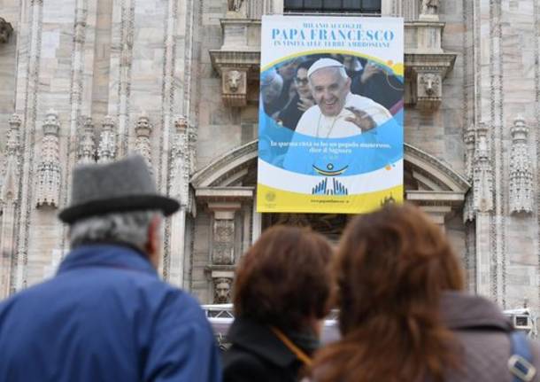 Preparativi per l’accoglienza di Papa Francesco