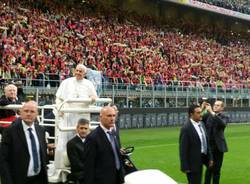 San Siro, il Papa incontra i ragazzi