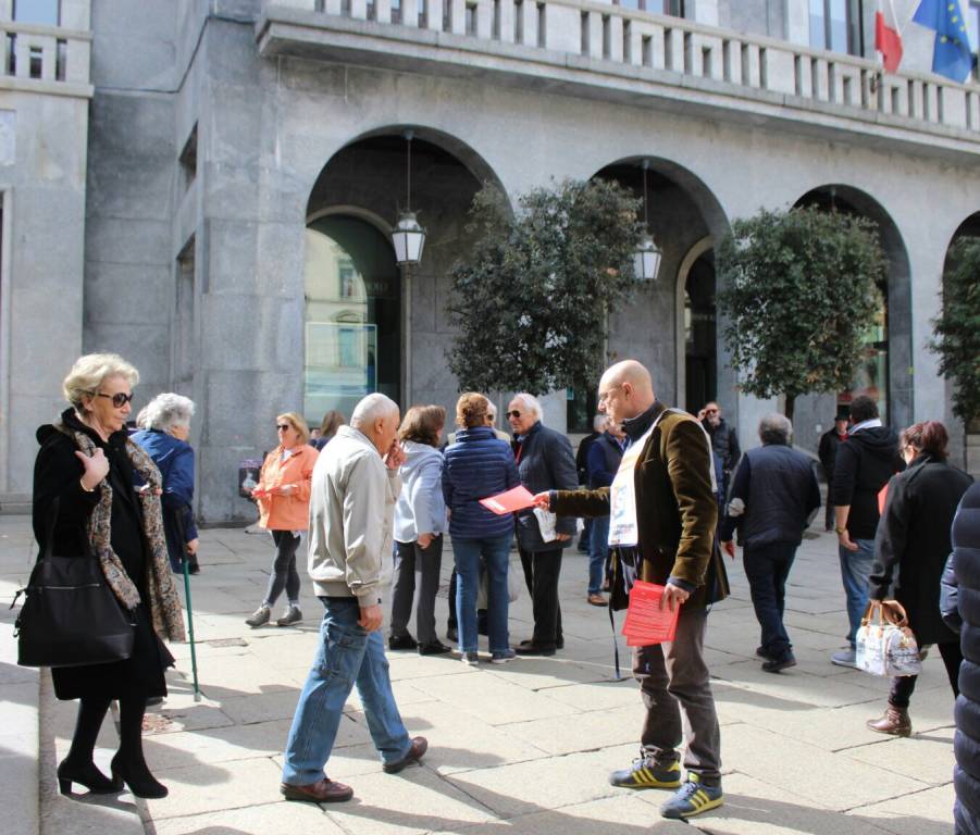 Volantinaggio Cgil