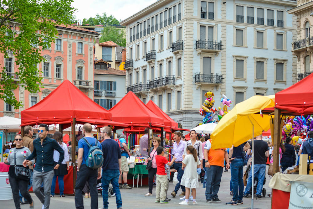 La Pasqua in centro a Lugano