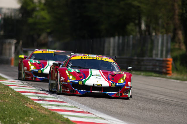 I bolidi del WEC sfrecciano a Monza