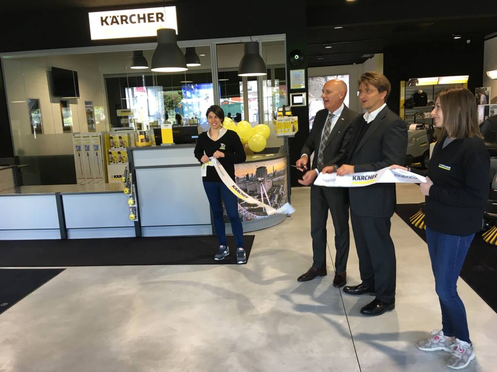 L\'inaugurazione del Kärcher Center a Galliate Lombardo