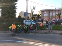 Il pedibuis a Oggiona con Santo Stefano