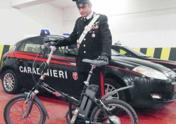 furto bici guardiaparco carabinieri lonate pozzolo