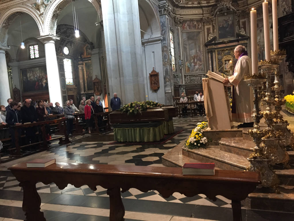 I Funerali di Giorgio Alberti e Alessandra Zecchi