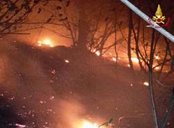 Incendio a Cugliate